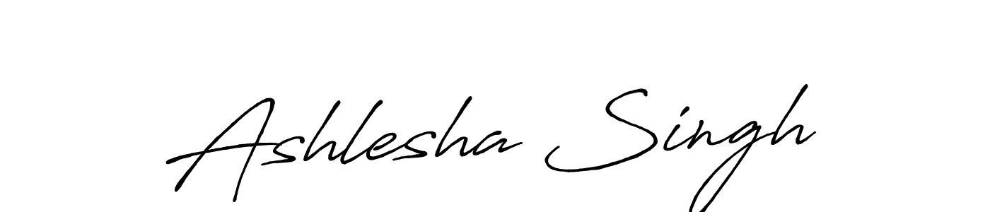 Use a signature maker to create a handwritten signature online. With this signature software, you can design (Antro_Vectra_Bolder) your own signature for name Ashlesha Singh. Ashlesha Singh signature style 7 images and pictures png