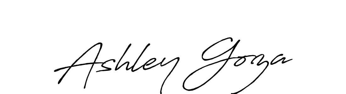 Use a signature maker to create a handwritten signature online. With this signature software, you can design (Antro_Vectra_Bolder) your own signature for name Ashley Goza. Ashley Goza signature style 7 images and pictures png