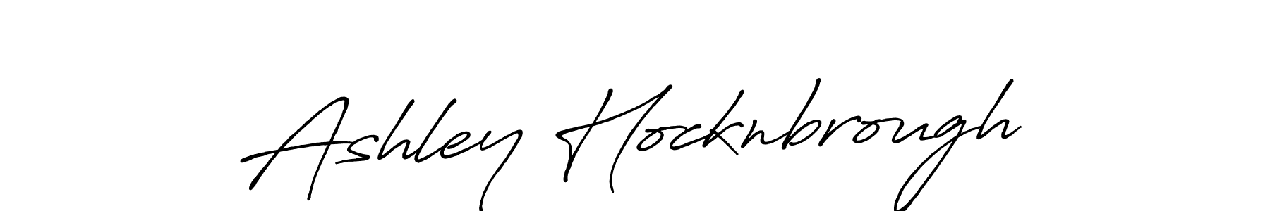 How to make Ashley Hocknbrough name signature. Use Antro_Vectra_Bolder style for creating short signs online. This is the latest handwritten sign. Ashley Hocknbrough signature style 7 images and pictures png