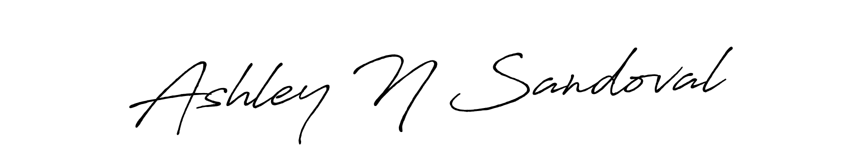 Best and Professional Signature Style for Ashley N Sandoval. Antro_Vectra_Bolder Best Signature Style Collection. Ashley N Sandoval signature style 7 images and pictures png