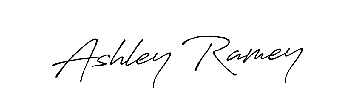 Create a beautiful signature design for name Ashley Ramey. With this signature (Antro_Vectra_Bolder) fonts, you can make a handwritten signature for free. Ashley Ramey signature style 7 images and pictures png