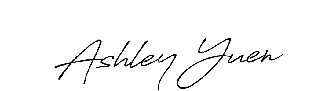 How to make Ashley Yuen signature? Antro_Vectra_Bolder is a professional autograph style. Create handwritten signature for Ashley Yuen name. Ashley Yuen signature style 7 images and pictures png