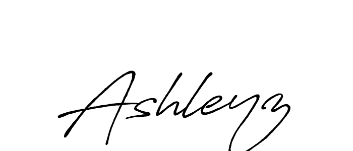 Ashleyz stylish signature style. Best Handwritten Sign (Antro_Vectra_Bolder) for my name. Handwritten Signature Collection Ideas for my name Ashleyz. Ashleyz signature style 7 images and pictures png