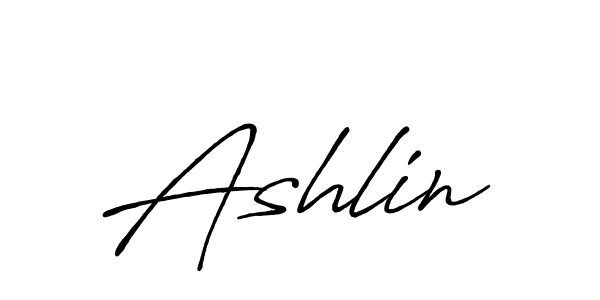 Make a beautiful signature design for name Ashlin. With this signature (Antro_Vectra_Bolder) style, you can create a handwritten signature for free. Ashlin signature style 7 images and pictures png