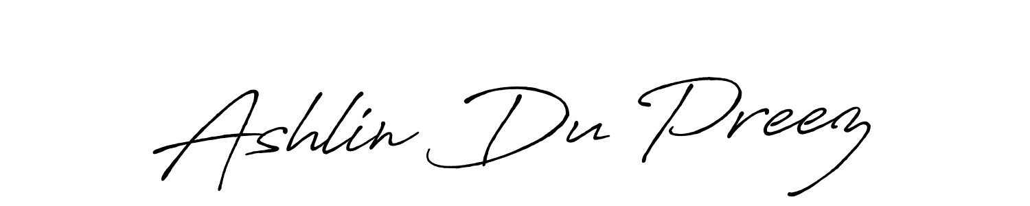 Use a signature maker to create a handwritten signature online. With this signature software, you can design (Antro_Vectra_Bolder) your own signature for name Ashlin Du Preez. Ashlin Du Preez signature style 7 images and pictures png