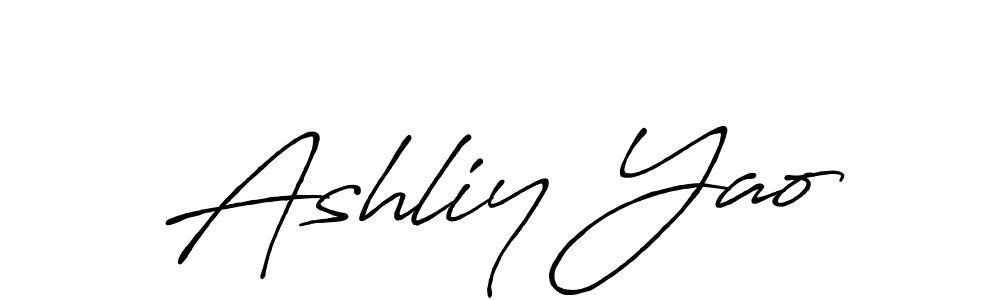 Also You can easily find your signature by using the search form. We will create Ashliy Yao name handwritten signature images for you free of cost using Antro_Vectra_Bolder sign style. Ashliy Yao signature style 7 images and pictures png
