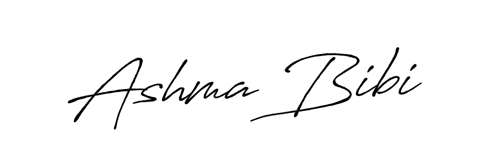 Ashma Bibi stylish signature style. Best Handwritten Sign (Antro_Vectra_Bolder) for my name. Handwritten Signature Collection Ideas for my name Ashma Bibi. Ashma Bibi signature style 7 images and pictures png