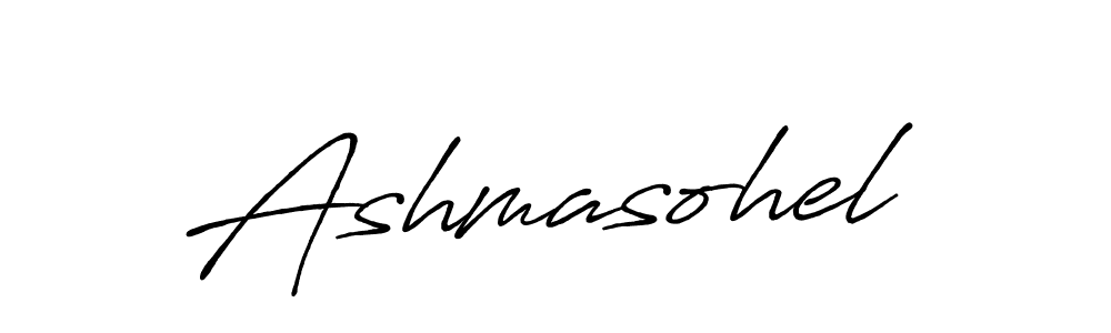 Design your own signature with our free online signature maker. With this signature software, you can create a handwritten (Antro_Vectra_Bolder) signature for name Ashmasohel. Ashmasohel signature style 7 images and pictures png