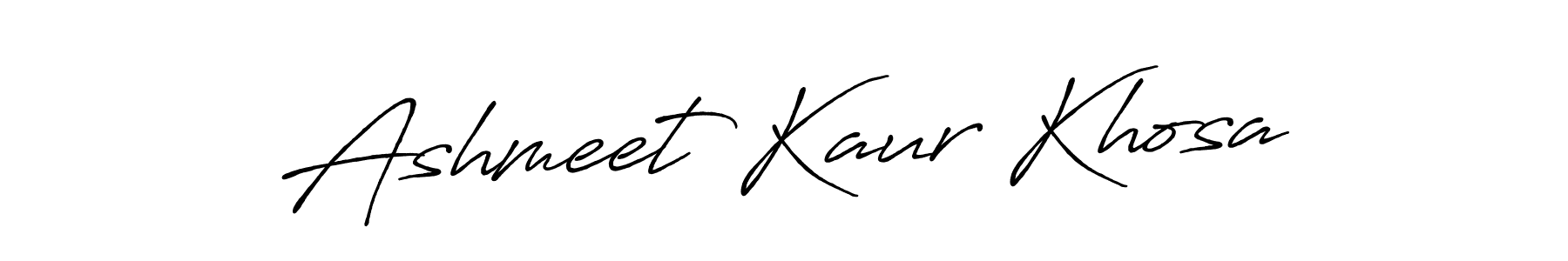 if you are searching for the best signature style for your name Ashmeet Kaur Khosa. so please give up your signature search. here we have designed multiple signature styles  using Antro_Vectra_Bolder. Ashmeet Kaur Khosa signature style 7 images and pictures png