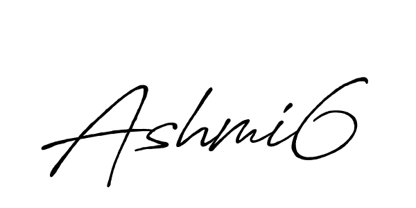 Ashmi6 stylish signature style. Best Handwritten Sign (Antro_Vectra_Bolder) for my name. Handwritten Signature Collection Ideas for my name Ashmi6. Ashmi6 signature style 7 images and pictures png