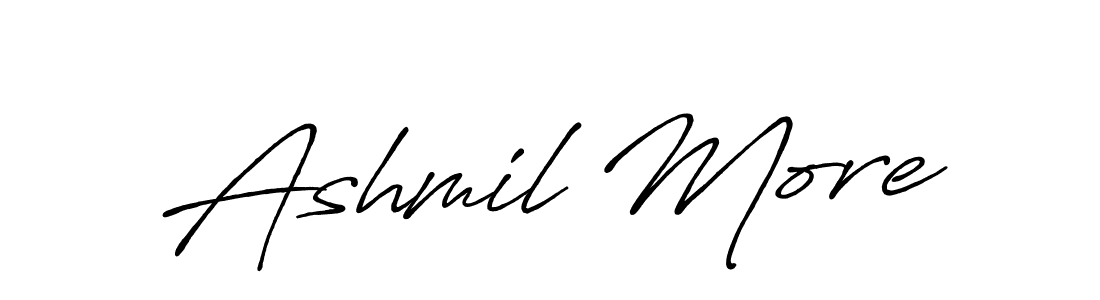 See photos of Ashmil More official signature by Spectra . Check more albums & portfolios. Read reviews & check more about Antro_Vectra_Bolder font. Ashmil More signature style 7 images and pictures png