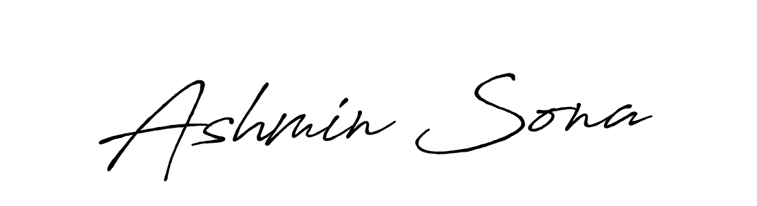 You can use this online signature creator to create a handwritten signature for the name Ashmin Sona. This is the best online autograph maker. Ashmin Sona signature style 7 images and pictures png