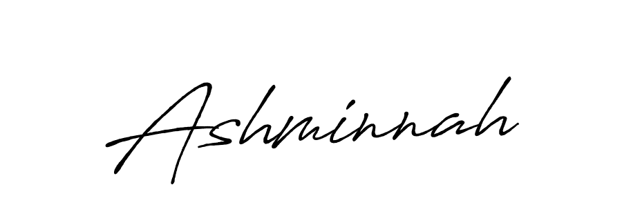How to make Ashminnah signature? Antro_Vectra_Bolder is a professional autograph style. Create handwritten signature for Ashminnah name. Ashminnah signature style 7 images and pictures png