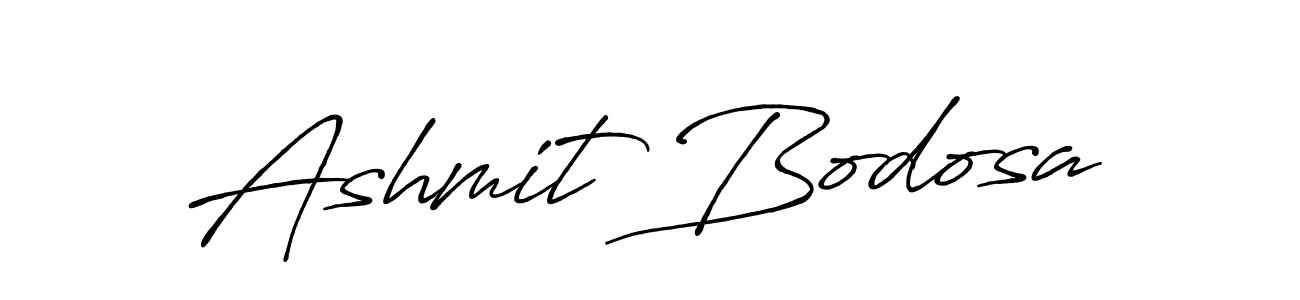 Design your own signature with our free online signature maker. With this signature software, you can create a handwritten (Antro_Vectra_Bolder) signature for name Ashmit Bodosa. Ashmit Bodosa signature style 7 images and pictures png