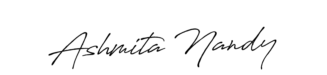 Also You can easily find your signature by using the search form. We will create Ashmita Nandy name handwritten signature images for you free of cost using Antro_Vectra_Bolder sign style. Ashmita Nandy signature style 7 images and pictures png