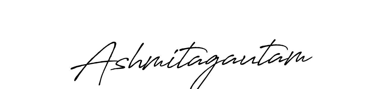 Make a beautiful signature design for name Ashmitagautam. Use this online signature maker to create a handwritten signature for free. Ashmitagautam signature style 7 images and pictures png