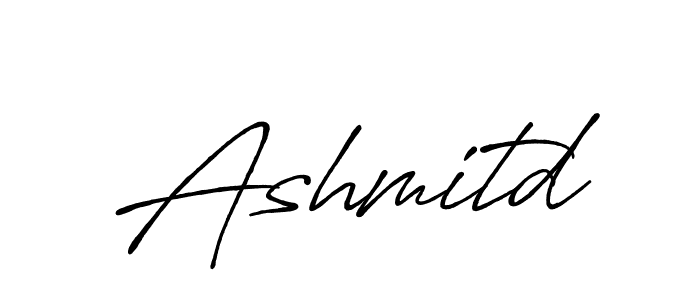 Similarly Antro_Vectra_Bolder is the best handwritten signature design. Signature creator online .You can use it as an online autograph creator for name Ashmitd. Ashmitd signature style 7 images and pictures png