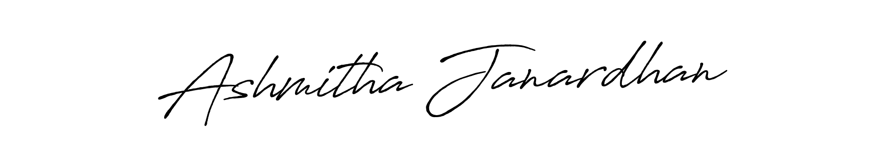 Ashmitha Janardhan stylish signature style. Best Handwritten Sign (Antro_Vectra_Bolder) for my name. Handwritten Signature Collection Ideas for my name Ashmitha Janardhan. Ashmitha Janardhan signature style 7 images and pictures png