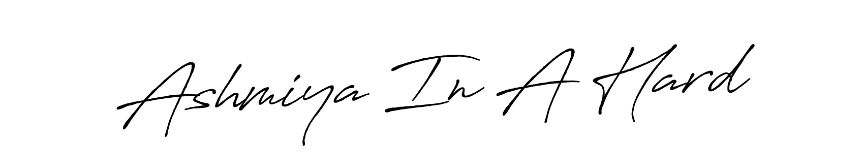 Antro_Vectra_Bolder is a professional signature style that is perfect for those who want to add a touch of class to their signature. It is also a great choice for those who want to make their signature more unique. Get Ashmiya In A Hard name to fancy signature for free. Ashmiya In A Hard signature style 7 images and pictures png