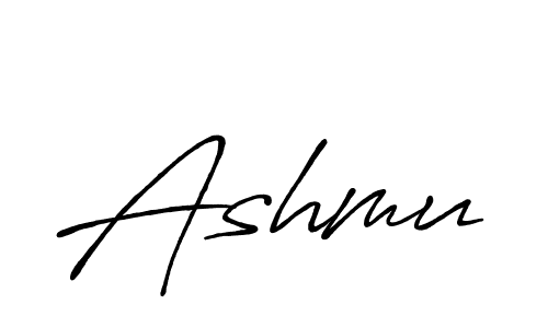 Design your own signature with our free online signature maker. With this signature software, you can create a handwritten (Antro_Vectra_Bolder) signature for name Ashmu. Ashmu signature style 7 images and pictures png