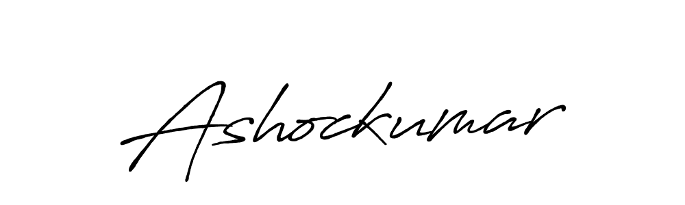 Make a beautiful signature design for name Ashockumar. With this signature (Antro_Vectra_Bolder) style, you can create a handwritten signature for free. Ashockumar signature style 7 images and pictures png