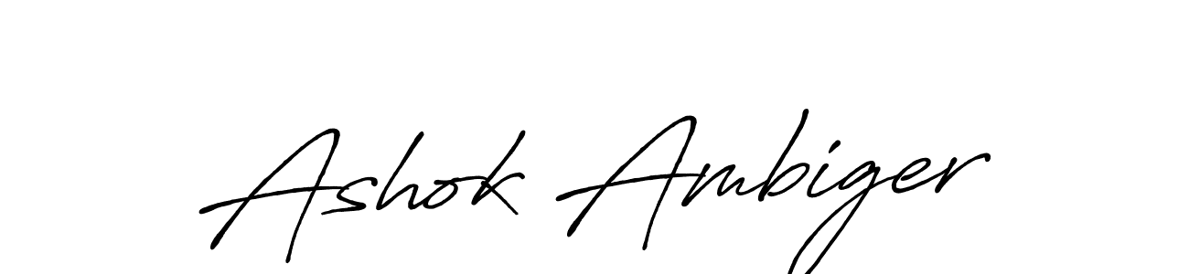 Make a short Ashok Ambiger signature style. Manage your documents anywhere anytime using Antro_Vectra_Bolder. Create and add eSignatures, submit forms, share and send files easily. Ashok Ambiger signature style 7 images and pictures png