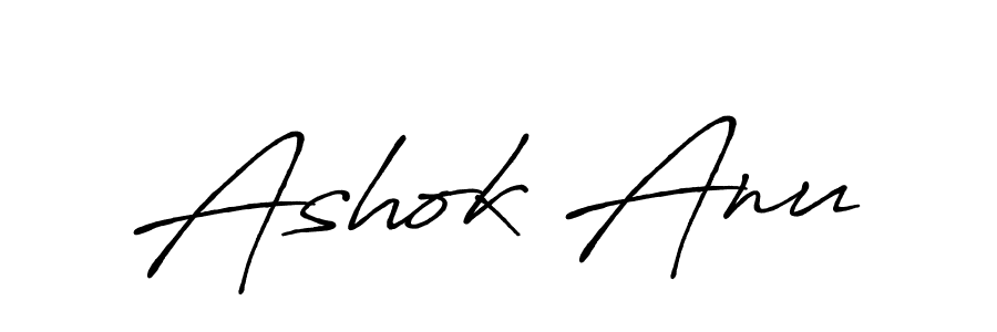 Here are the top 10 professional signature styles for the name Ashok Anu. These are the best autograph styles you can use for your name. Ashok Anu signature style 7 images and pictures png