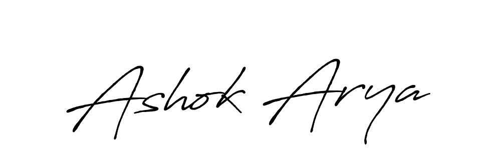 Make a beautiful signature design for name Ashok Arya. Use this online signature maker to create a handwritten signature for free. Ashok Arya signature style 7 images and pictures png