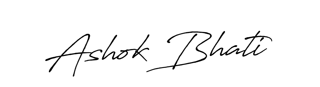 This is the best signature style for the Ashok Bhati name. Also you like these signature font (Antro_Vectra_Bolder). Mix name signature. Ashok Bhati signature style 7 images and pictures png