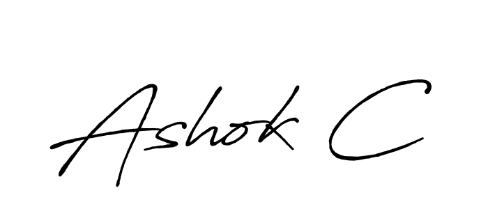 Here are the top 10 professional signature styles for the name Ashok C. These are the best autograph styles you can use for your name. Ashok C signature style 7 images and pictures png