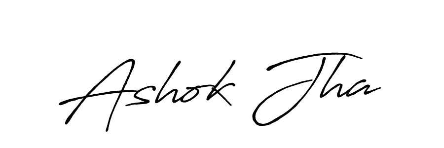 Also You can easily find your signature by using the search form. We will create Ashok Jha name handwritten signature images for you free of cost using Antro_Vectra_Bolder sign style. Ashok Jha signature style 7 images and pictures png