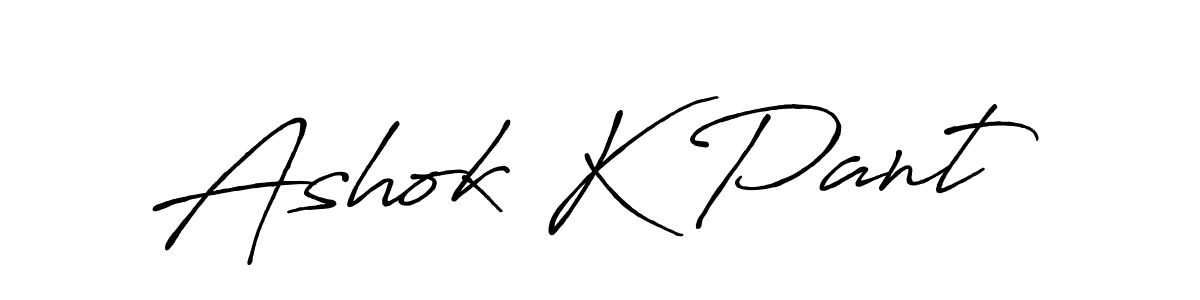 Once you've used our free online signature maker to create your best signature Antro_Vectra_Bolder style, it's time to enjoy all of the benefits that Ashok K Pant name signing documents. Ashok K Pant signature style 7 images and pictures png