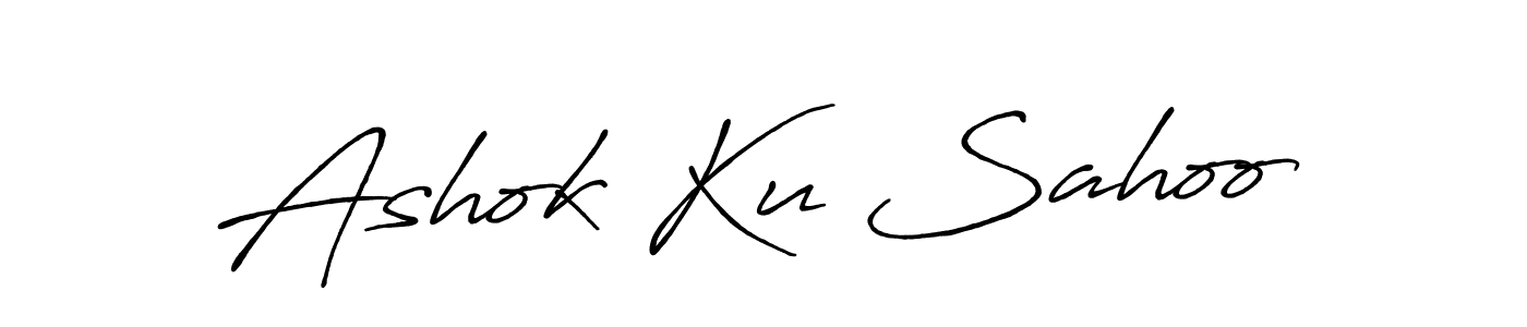 Design your own signature with our free online signature maker. With this signature software, you can create a handwritten (Antro_Vectra_Bolder) signature for name Ashok Ku Sahoo. Ashok Ku Sahoo signature style 7 images and pictures png