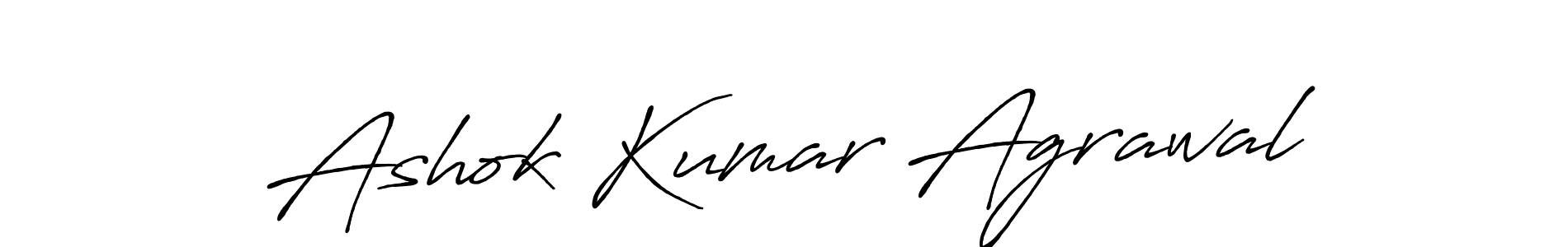 How to make Ashok Kumar Agrawal signature? Antro_Vectra_Bolder is a professional autograph style. Create handwritten signature for Ashok Kumar Agrawal name. Ashok Kumar Agrawal signature style 7 images and pictures png