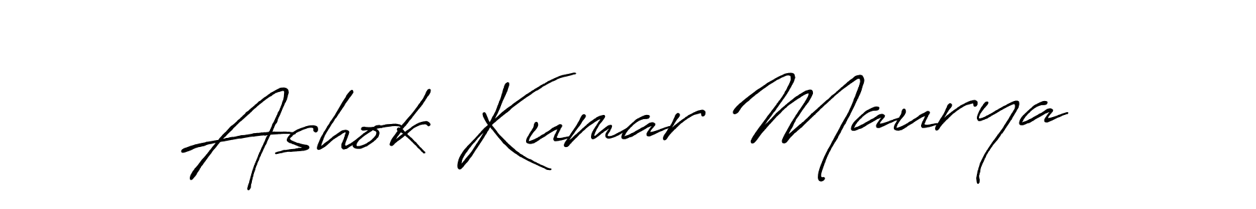 It looks lik you need a new signature style for name Ashok Kumar Maurya. Design unique handwritten (Antro_Vectra_Bolder) signature with our free signature maker in just a few clicks. Ashok Kumar Maurya signature style 7 images and pictures png