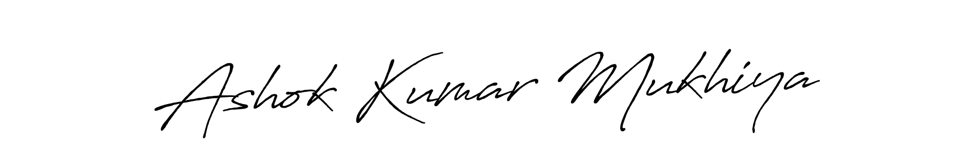 How to make Ashok Kumar Mukhiya signature? Antro_Vectra_Bolder is a professional autograph style. Create handwritten signature for Ashok Kumar Mukhiya name. Ashok Kumar Mukhiya signature style 7 images and pictures png