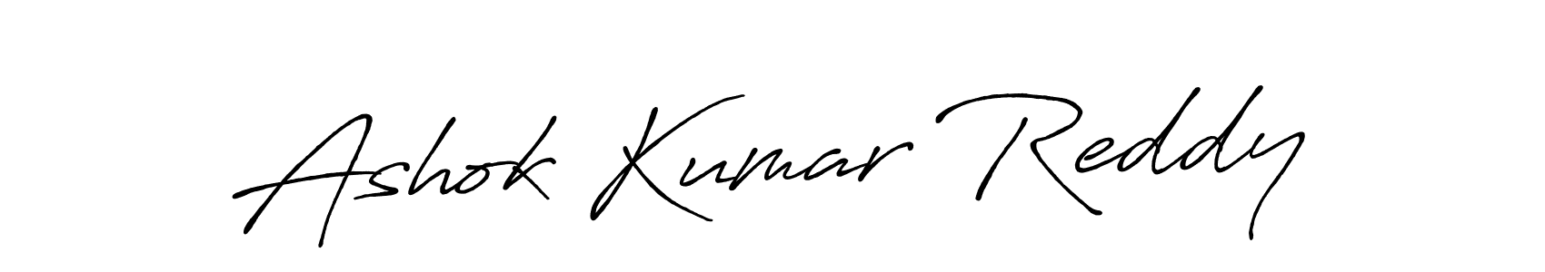 How to make Ashok Kumar Reddy signature? Antro_Vectra_Bolder is a professional autograph style. Create handwritten signature for Ashok Kumar Reddy name. Ashok Kumar Reddy signature style 7 images and pictures png