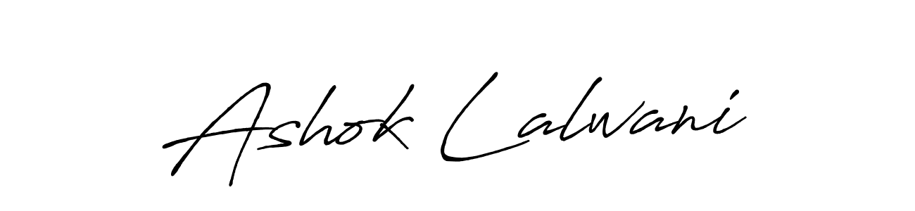 Ashok Lalwani stylish signature style. Best Handwritten Sign (Antro_Vectra_Bolder) for my name. Handwritten Signature Collection Ideas for my name Ashok Lalwani. Ashok Lalwani signature style 7 images and pictures png