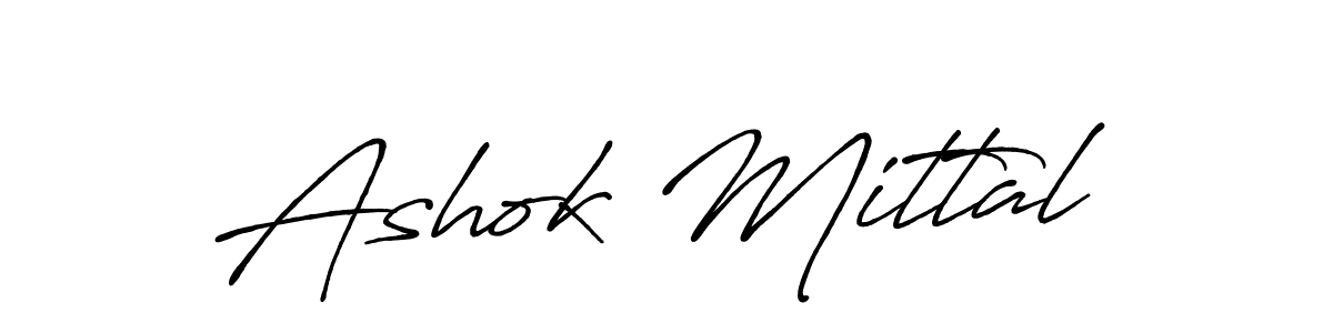 Make a short Ashok Mittal signature style. Manage your documents anywhere anytime using Antro_Vectra_Bolder. Create and add eSignatures, submit forms, share and send files easily. Ashok Mittal signature style 7 images and pictures png