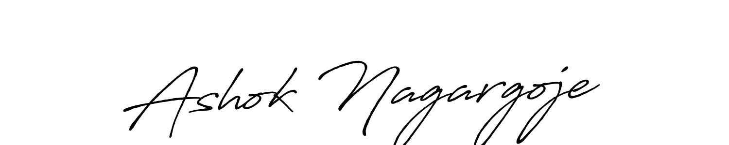 Design your own signature with our free online signature maker. With this signature software, you can create a handwritten (Antro_Vectra_Bolder) signature for name Ashok Nagargoje. Ashok Nagargoje signature style 7 images and pictures png