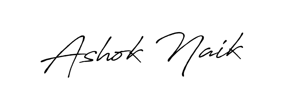 Also we have Ashok Naik name is the best signature style. Create professional handwritten signature collection using Antro_Vectra_Bolder autograph style. Ashok Naik signature style 7 images and pictures png