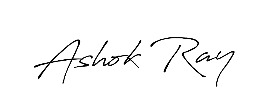 Ashok Ray stylish signature style. Best Handwritten Sign (Antro_Vectra_Bolder) for my name. Handwritten Signature Collection Ideas for my name Ashok Ray. Ashok Ray signature style 7 images and pictures png