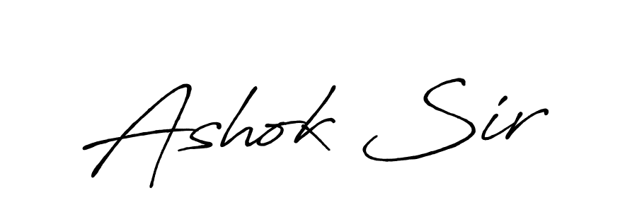 How to Draw Ashok Sir signature style? Antro_Vectra_Bolder is a latest design signature styles for name Ashok Sir. Ashok Sir signature style 7 images and pictures png