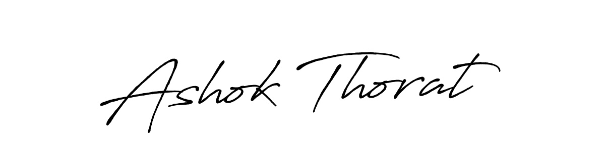 Use a signature maker to create a handwritten signature online. With this signature software, you can design (Antro_Vectra_Bolder) your own signature for name Ashok Thorat. Ashok Thorat signature style 7 images and pictures png