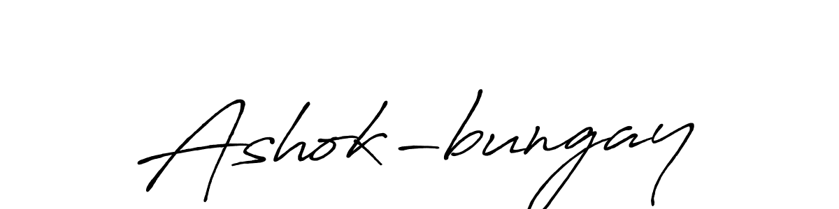 Design your own signature with our free online signature maker. With this signature software, you can create a handwritten (Antro_Vectra_Bolder) signature for name Ashok-bungay. Ashok-bungay signature style 7 images and pictures png