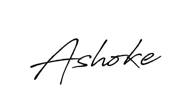 Make a beautiful signature design for name Ashoke. With this signature (Antro_Vectra_Bolder) style, you can create a handwritten signature for free. Ashoke signature style 7 images and pictures png