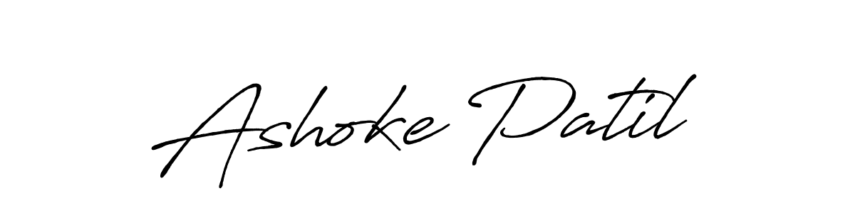 You should practise on your own different ways (Antro_Vectra_Bolder) to write your name (Ashoke Patil) in signature. don't let someone else do it for you. Ashoke Patil signature style 7 images and pictures png