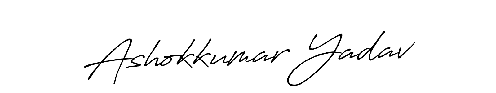 You can use this online signature creator to create a handwritten signature for the name Ashokkumar Yadav. This is the best online autograph maker. Ashokkumar Yadav signature style 7 images and pictures png