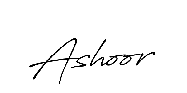 Similarly Antro_Vectra_Bolder is the best handwritten signature design. Signature creator online .You can use it as an online autograph creator for name Ashoor. Ashoor signature style 7 images and pictures png