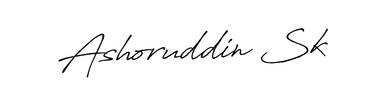 Also we have Ashoruddin Sk name is the best signature style. Create professional handwritten signature collection using Antro_Vectra_Bolder autograph style. Ashoruddin Sk signature style 7 images and pictures png
